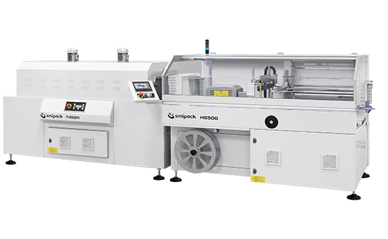 Continuous automatic sealers with shrink tunnel