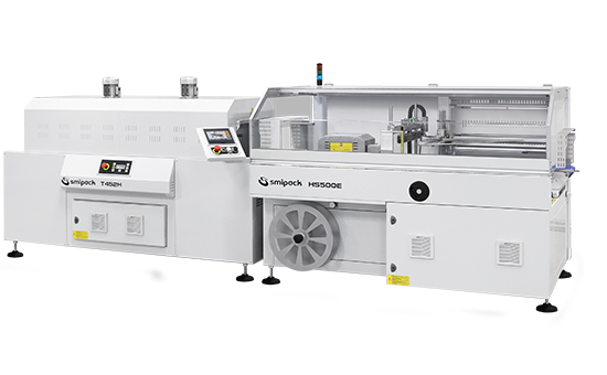 Continuous automatic sealers with shrink tunnel
