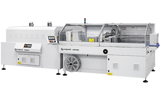 Continuous automatic sealers with shrink tunnel