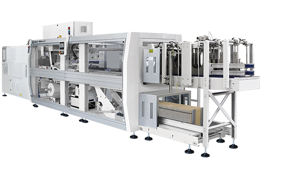 Automatic overlap shrink wrappers
